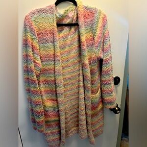 Pink lily multi color sweater